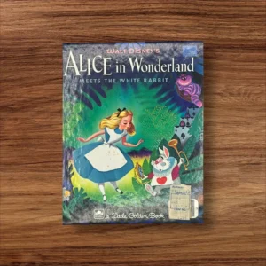A Little Golden Book Walt Disney's Alice in Wonderland New 105-50 Copyright 1950 Damage on Spine