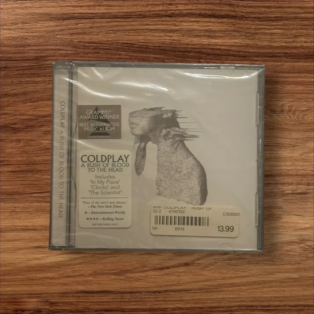 COLDPLAY A RUSH OF BLOOD TO THE HEAD CD NEW (Cover)