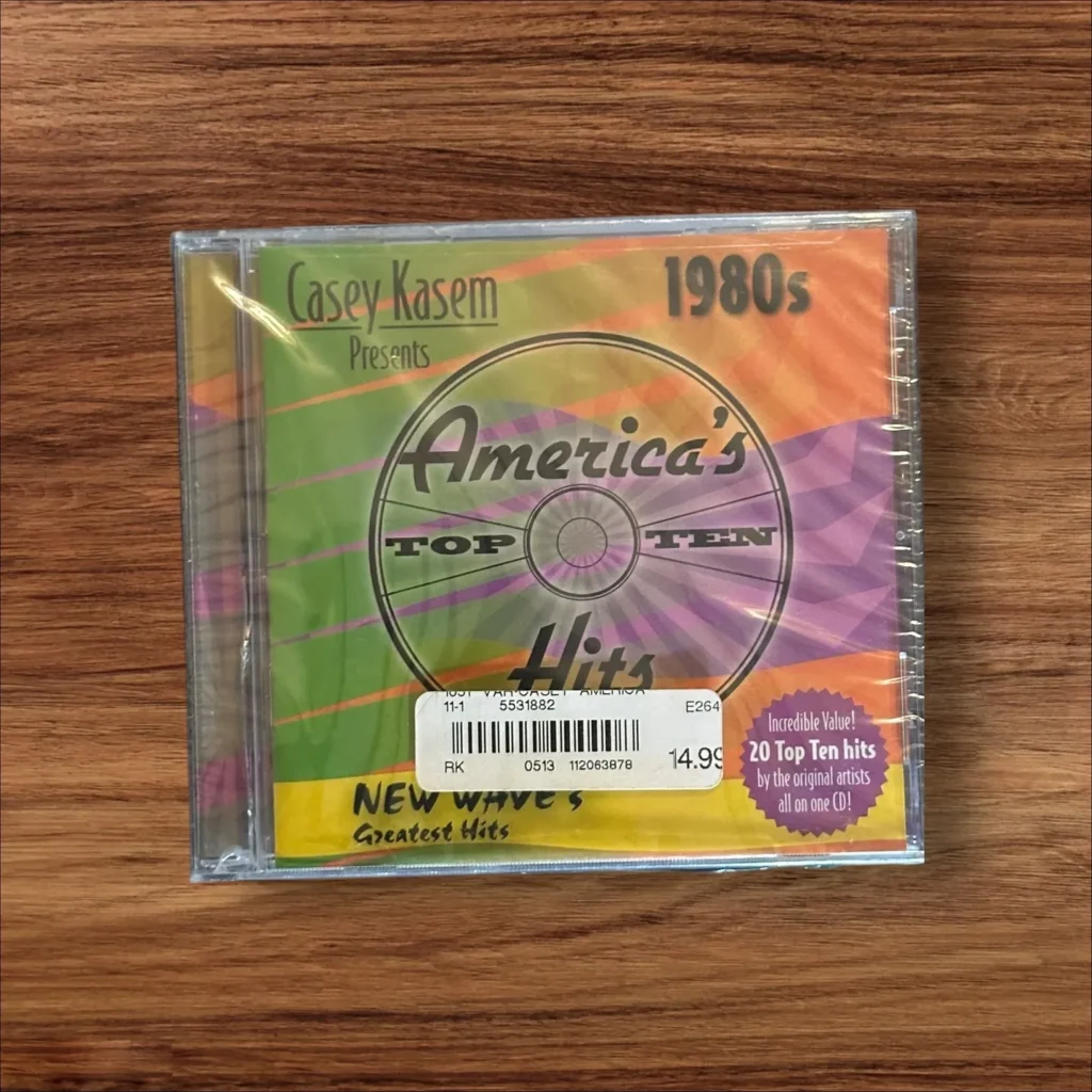 Casey Kasem 1980's America's Top Ten Hits CD Sealed New (Cover)