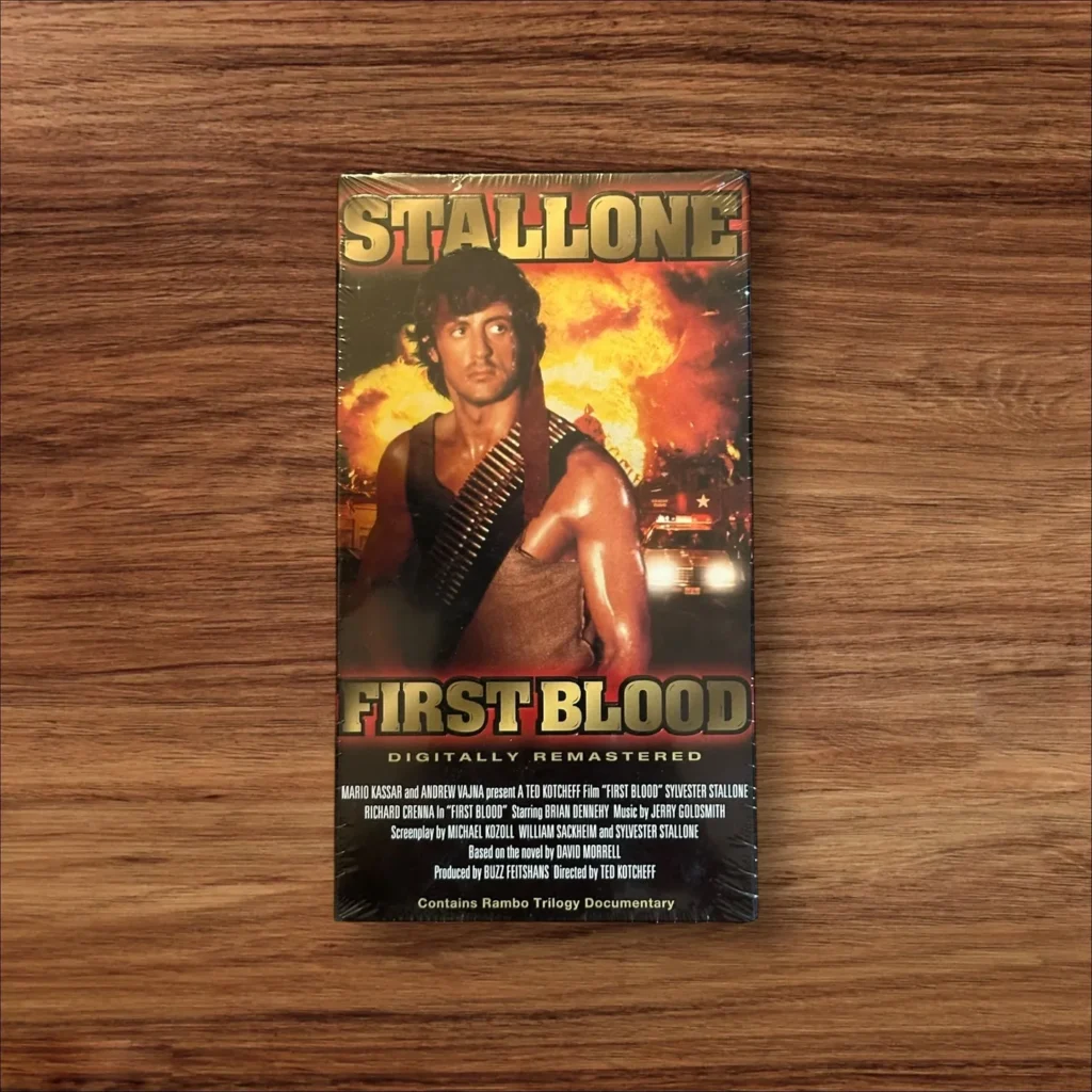 First Blood VHS Sealed (Front)