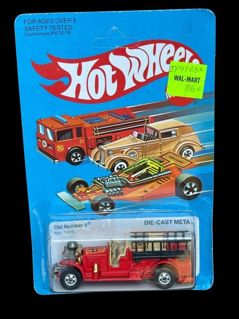 Hot Wheels Old Number 5 Die Cast Metal Sealed New (Front)