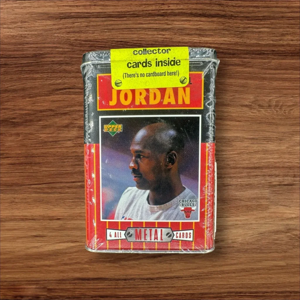Micheal Jordan Upper Deck Cards in Metal Box New (Cover)