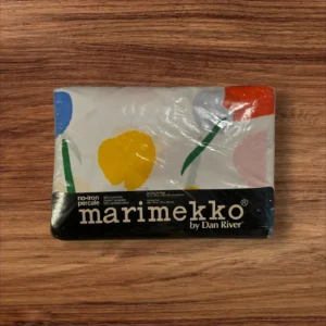 Vintage 1979 Marimekko Seven Flowers (King Fitted Sheet) Dan River USA MADE New