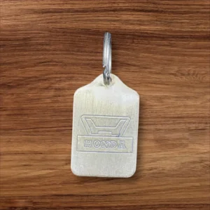 Vintage Brass HONDA Keyring
