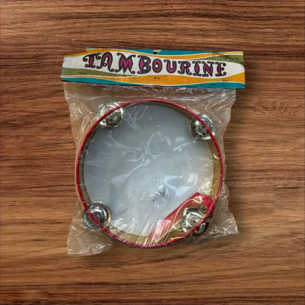 Vintage Tambourine New Sealed New Old Stock (Back)