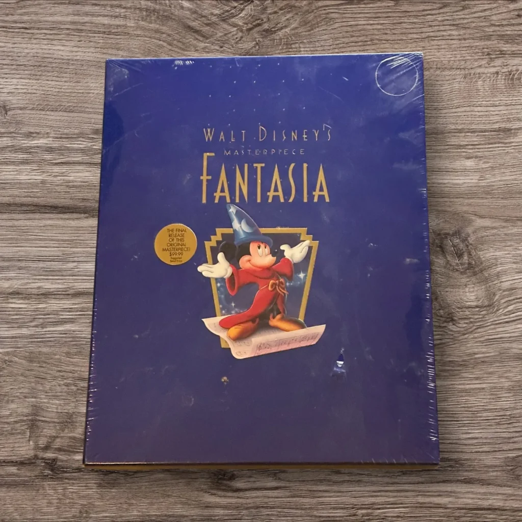 Vintage Walt Disney Fantasia Masterpiece VHS Set in Box New Old Stock (Front)